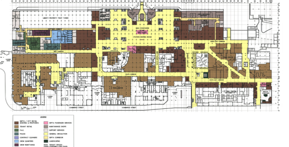 SEPTA Station Colored Plan